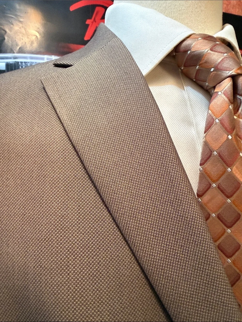 Lauren Ralph Lauren Taupe-Brown Sport Coat Blazer